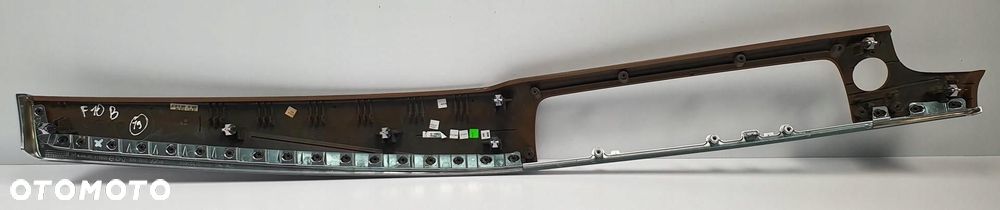 LISTWA DESKI KONSOLI DEKOR DREWNO BMW 5 F10 F11 9166649 - 5
