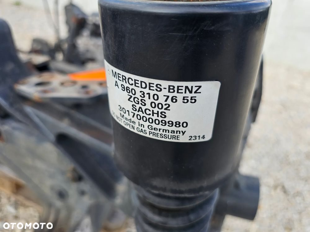KOMPLETNE PRZEDNIE ZAWIESZENIE RESOR MERCEDES ACTROS MP4 EURO6 - 7