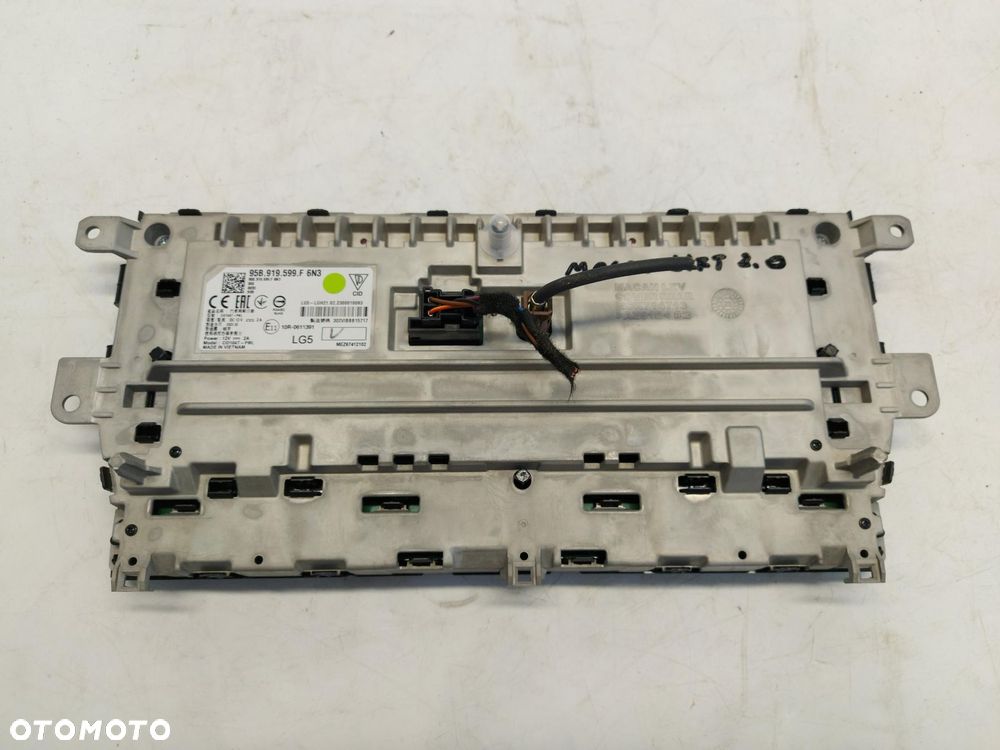 Porsche Macan II LIFT EKRAN MONITOR PANEL KLIMATYZACJI 95B919599F - 4