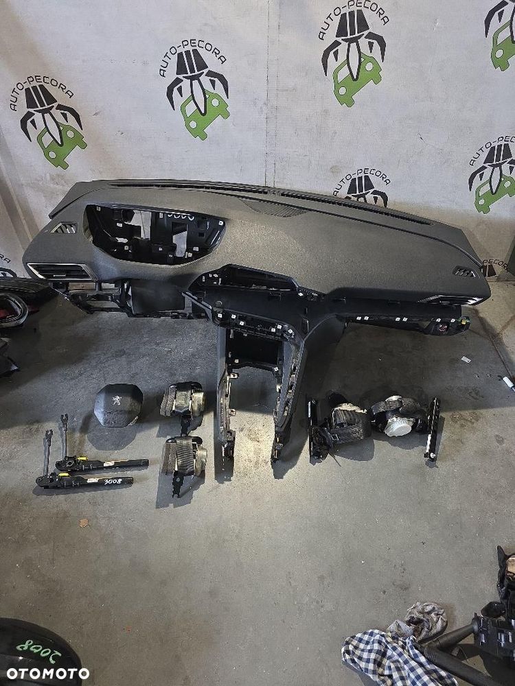 PEUGEOT 3008 II LIFT DESKA KONSOLA AIRBAG PASY - 1