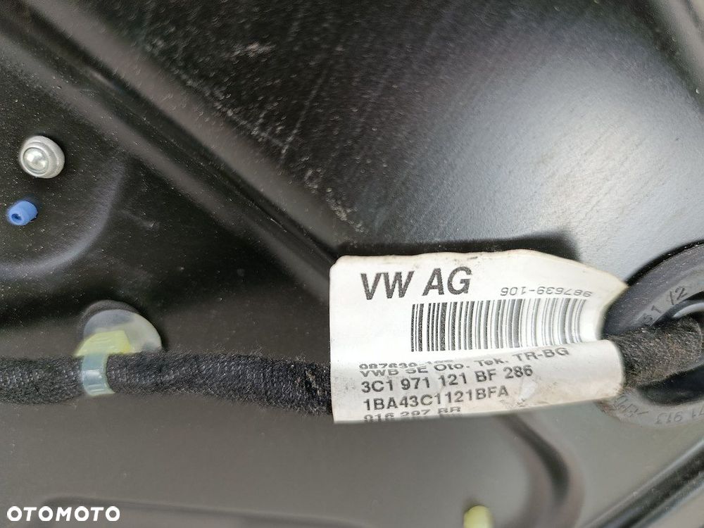 PODNOŚNIK SZYBY PRAWY PRZÓD  VW PASSAT B6 3C1837756G 1K0959792M BOSCH - 6