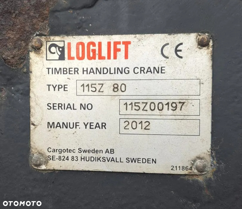 ZABUDOWA DO DREWNA + HDS LOGLIFT 115Z 80 2012 ROK - 7