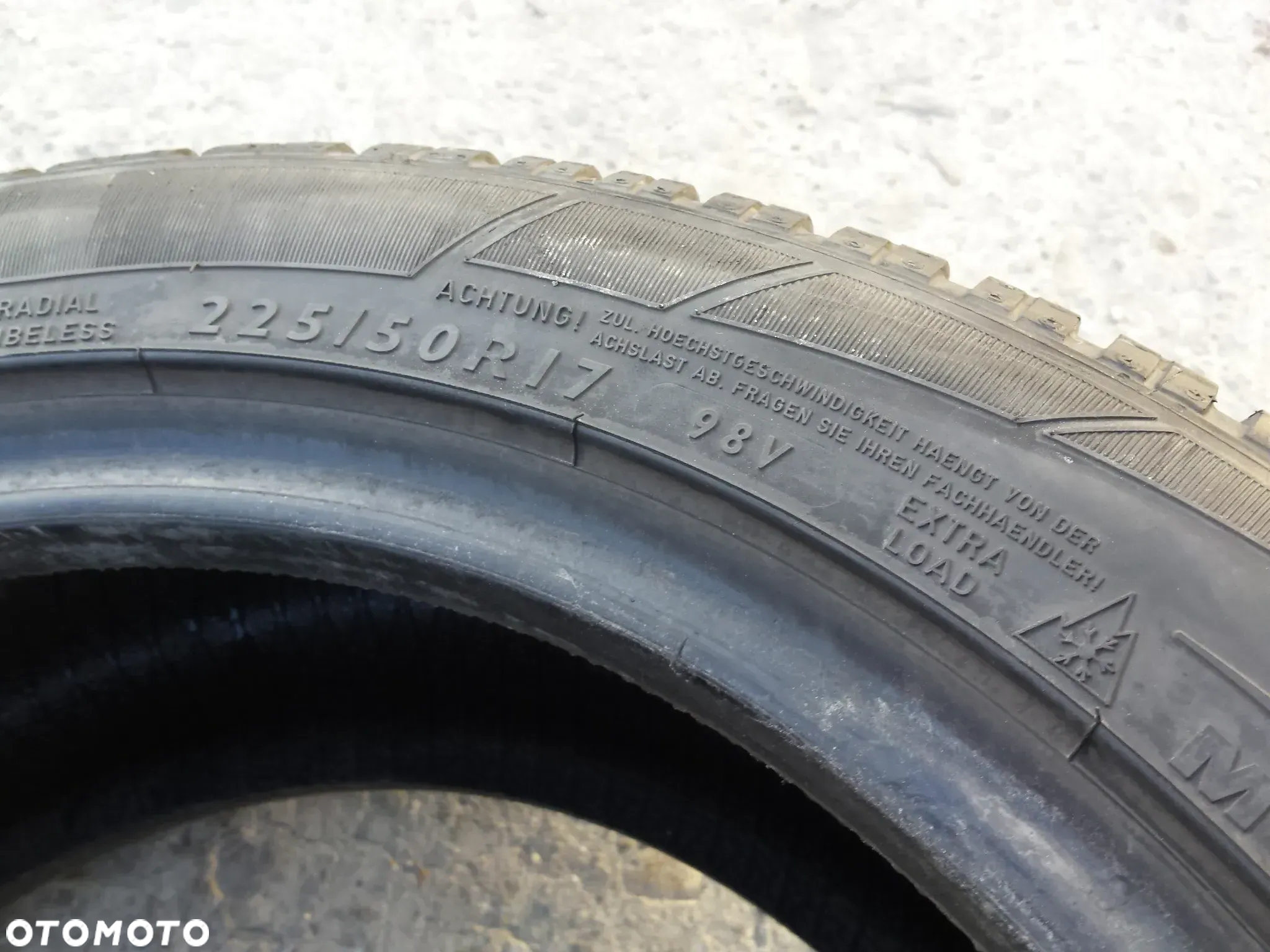 17” - DUNLOP - 225/50 r17 cali – ZIMOWE  Opony  SP Winter Sport - stan: BDB - Gwarancja + Możliwy MONTAŻ  !! - 8