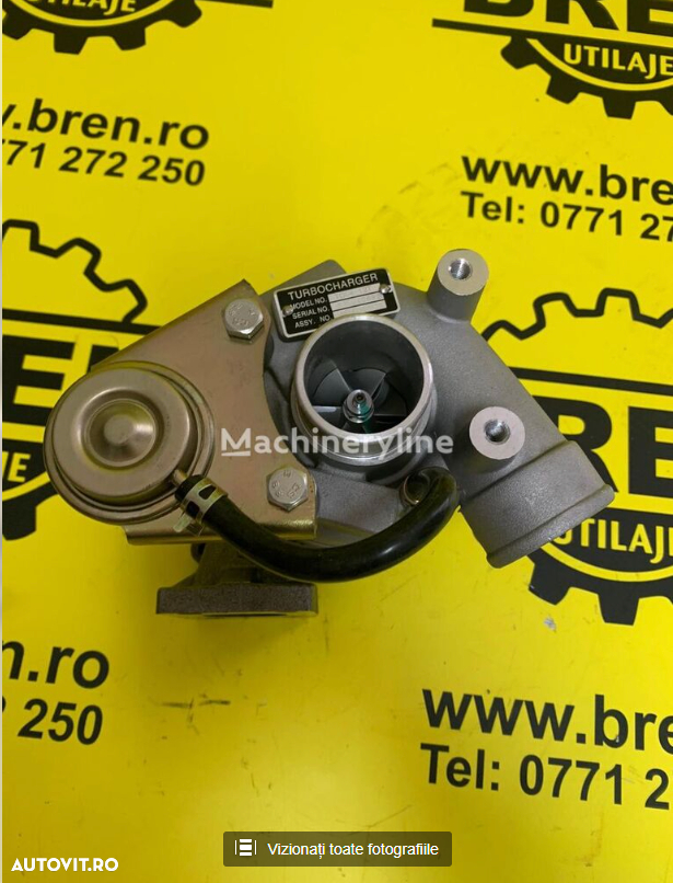 Turbocompresor motor MITSUBISHI (TD04-12T) pentru excavator MITSUBISHI PAJERO L200 - 5
