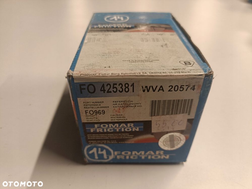 Volvo 340 360 PRZEDNIE KLOCKI HAMULCOWE przód 425381 - 2