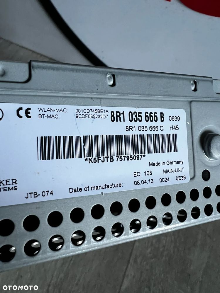 RADIO CZYTNIK NAWIGACJA MMI HARMAN AUDI A4 B8 LIFT A5 8T Q5 8R1035666B - 4
