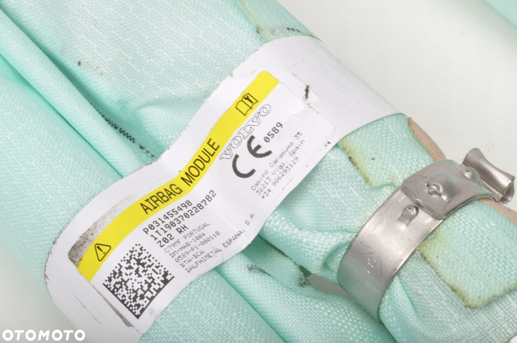 VOLVO S60 III V60 II KURTYNA AIRBAG PRAWA 31455498 - 3