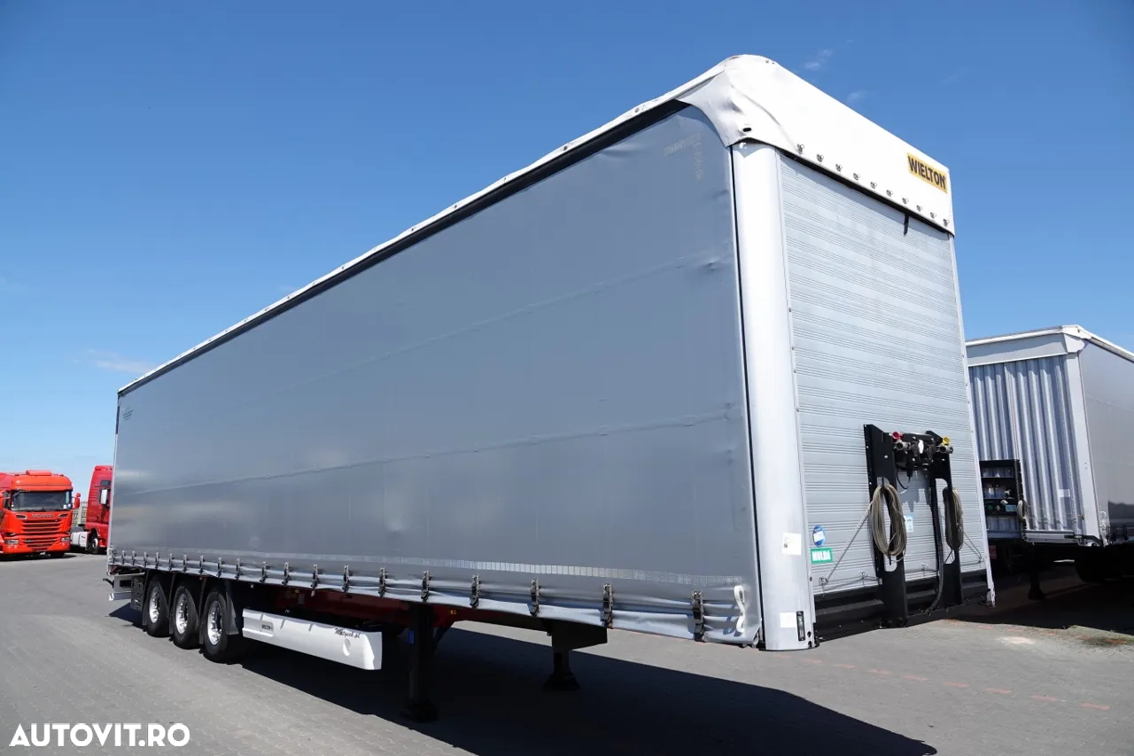 Wielton MEGA CORTINA / MANȘĂ DE OȚEL - 9 M / AXIE DE RIFAT / SAF/ COILMULDA / LOW DECK / 2019R - 2