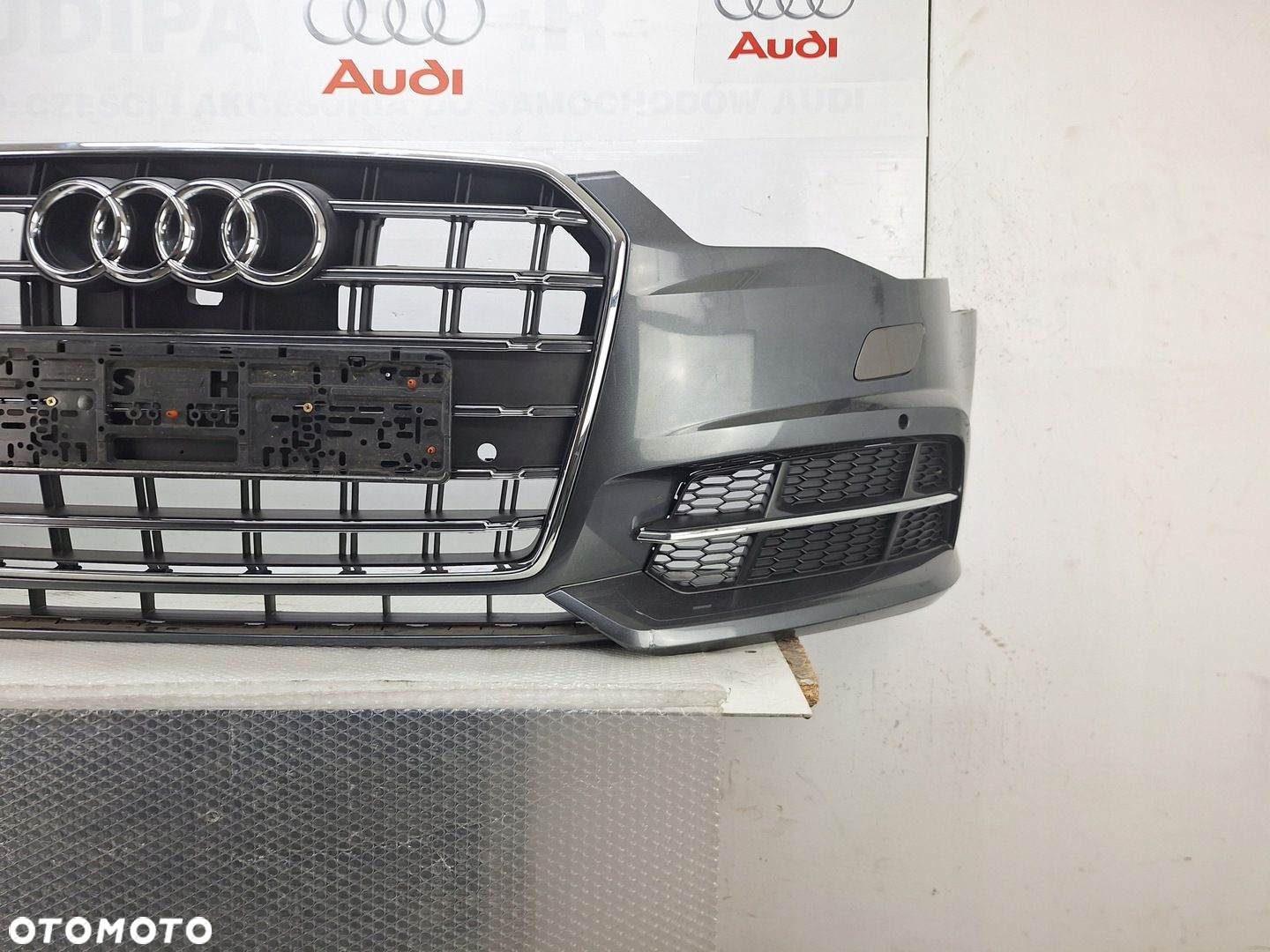 ZDERZAK AUDI S6 A6 S-LINE PLUS C7 4G 4G0 LIFT 2015-2018 COMPETITION CHROM - 4