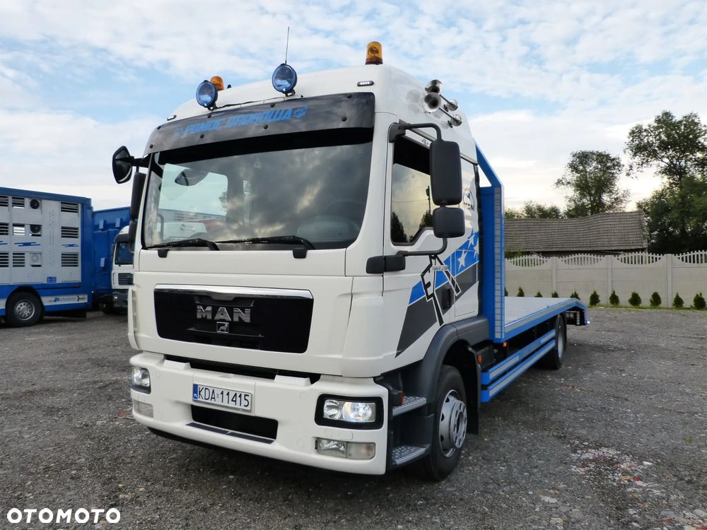 MAN TGM 15.290 POMOC DROGOWA AUTOLAWETA SPECJALNY EURO 5 DMC 15.500 KG ŁADOWNOŚĆ 9.000 KG XENON - 2