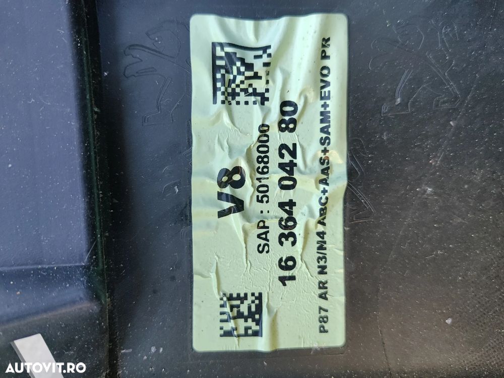 Bara spate NOUA cu gauri de senzori Peugeot 5008 II 1636404280 - 10