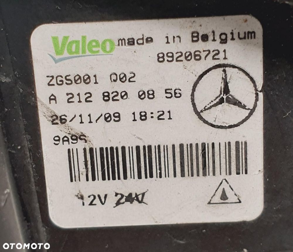 HALOGEN PRAWY MERCEDES W212 A2128200856 - 7