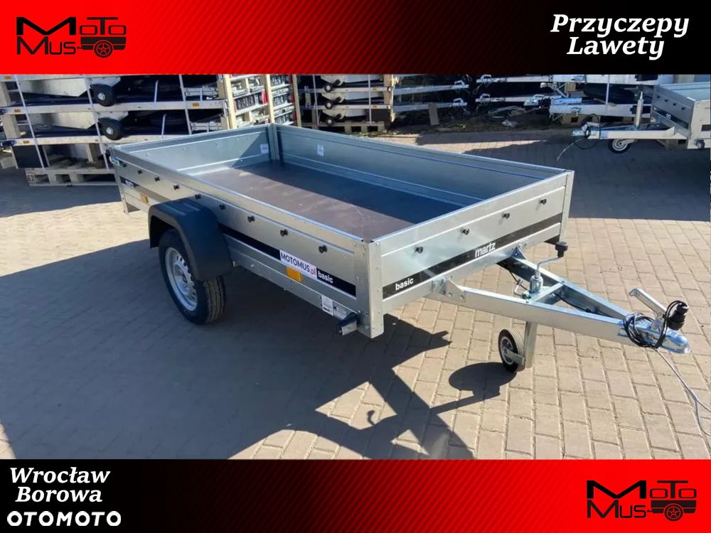 Martz Przyczepa Martz Basic 230 1 oś 230x126x30cm DMC 750 kg dostawa pod dom - 1