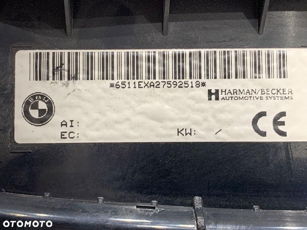 WYŚWIETLACZ  BMW 7 (E65, E66, E67) 2001 - 2009 735 i, Li 200 kW [272 KM] benzyna 2001 - 2005 - 5