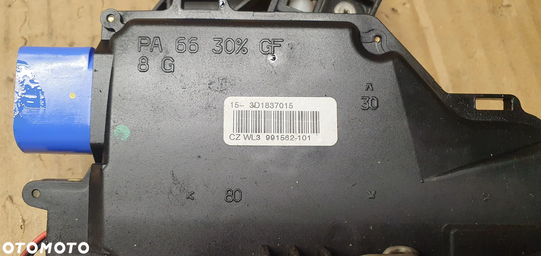 Zamek drzwi lewy przód 9 PIN VW Touareg 3D1837015 - 6