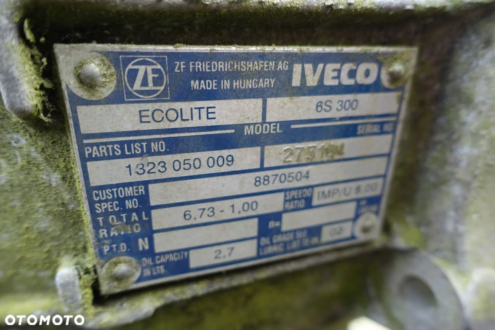 SKRZYNIA BIEGÓW IVECO DAILY 2.8 HPI 6S300 99-06r. - 5