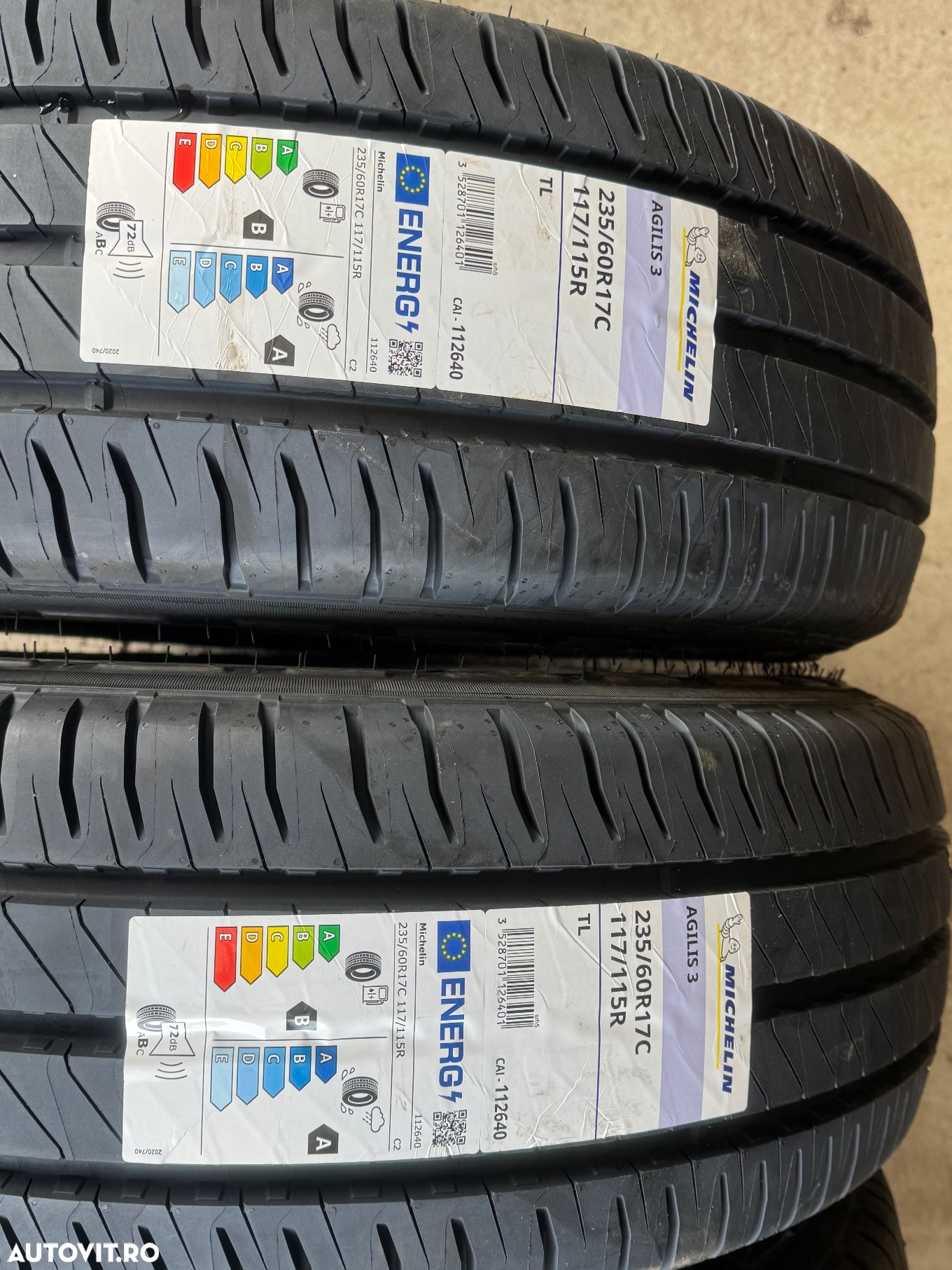 Vând 4 anvelope 235/60/17C Michelin de vară noi - 2