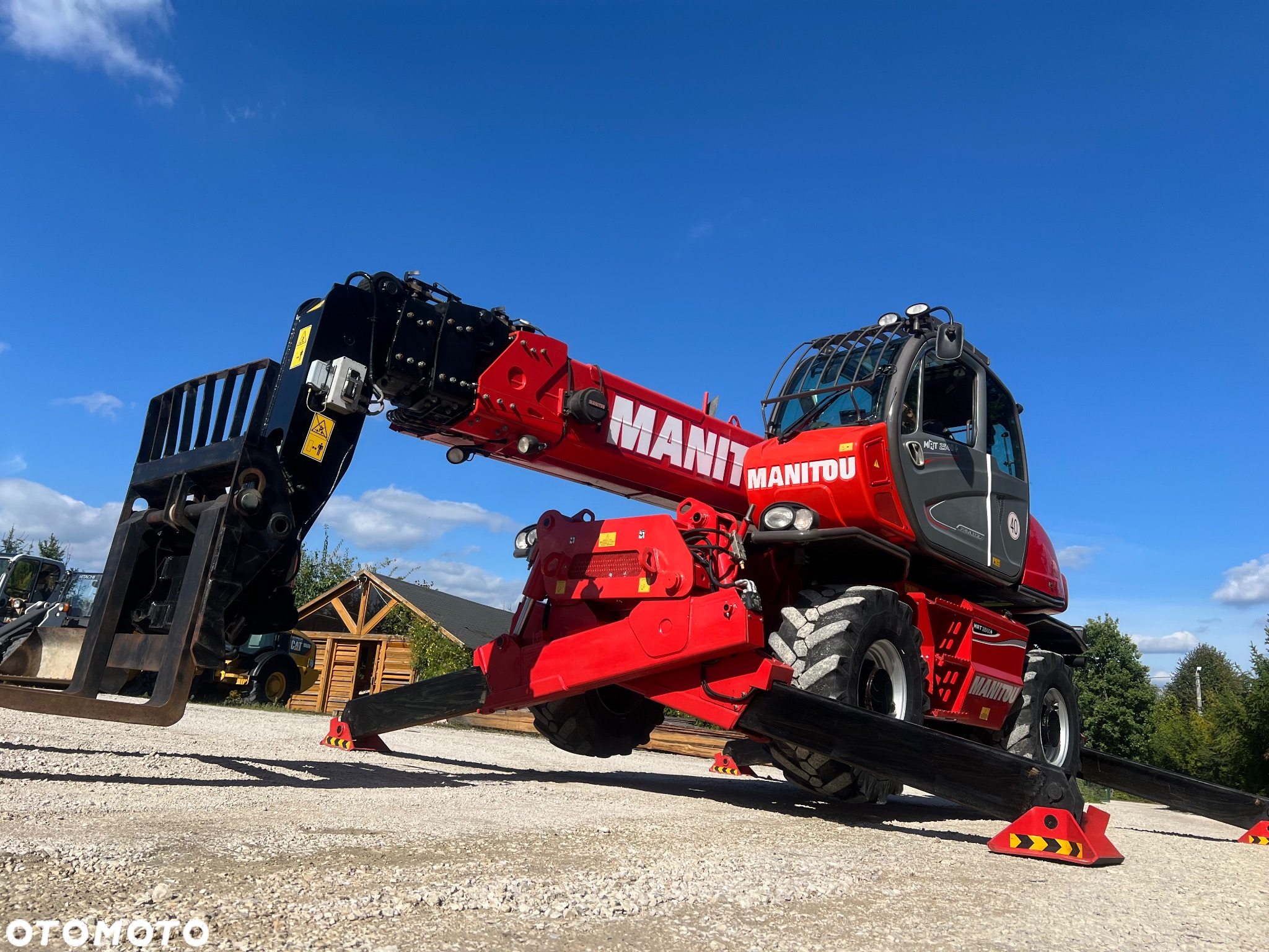 Manitou MANITOU ŁADOWARKA ROTO  widły  Manitou MRT 2540 Privilege Plus PILOT obrotowa 360 dodatkowa hydraulika  2150 2540 1840 2550 wys 24,6m zasięg 17.5 tony silnik MERCEDES opony Michelin 110kw ks.serw 2015r 1 wł manitka roto ładowarka obrotowa - 18