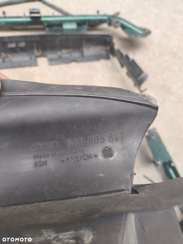 Audi 80 B4 Cabrio Coupe Typ89 V6 2.6 2.8 KIEROWNICA POWIETRZA WLOT ŁAPACZ PAS PRZEDNI 895805985 893805965 8A0915437 8A0805647 - 9