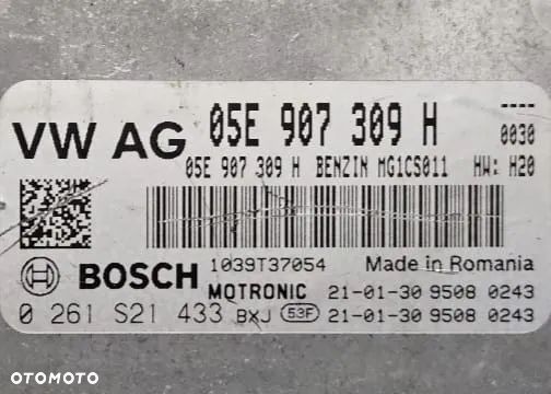 SKODA KAROQ 1.5 TSI KOMPUTER SILNIKA 05E907309H 05E907394C - 2