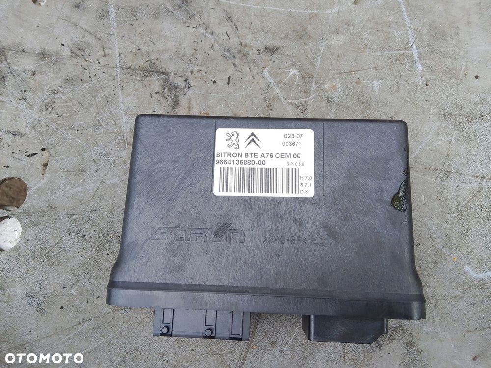 moduł sterownik dachu peugeot 207 cc 9664135880 - 1