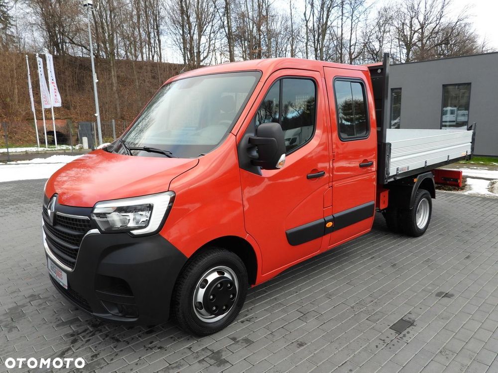 Renault MASTER WYWROTKA PODWÓJNA KABINA DOKA 6 MIEJSC TEMPOMAT LEDY BLIŹNIACZE KOŁA KLIMATYZACJA  145KM - 7