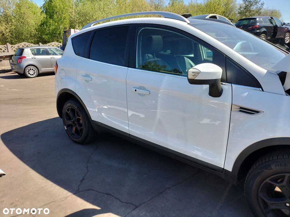 DRZWI PRAWE LEWE PRZÓD FORD KUGA I 2.0 TDCI 163KM  4X4 AUTOMAT KOD LAK. 58 FROZEN WHITE - 1
