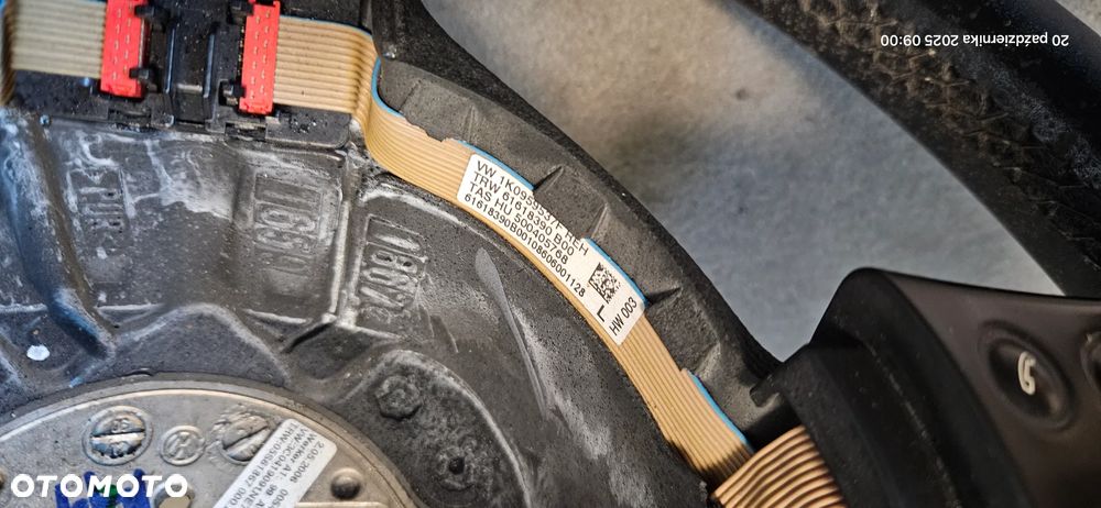 Kierownica skórzana multifunkcyjna łopatki VW Passat B6 2007r 3C0419091 - 11