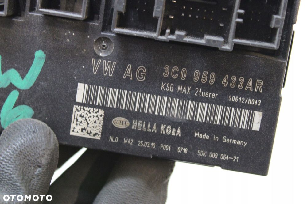 MODUŁ STEROWNIK KOMFORTU VW PASSAT B6 3C0959433AR - 4