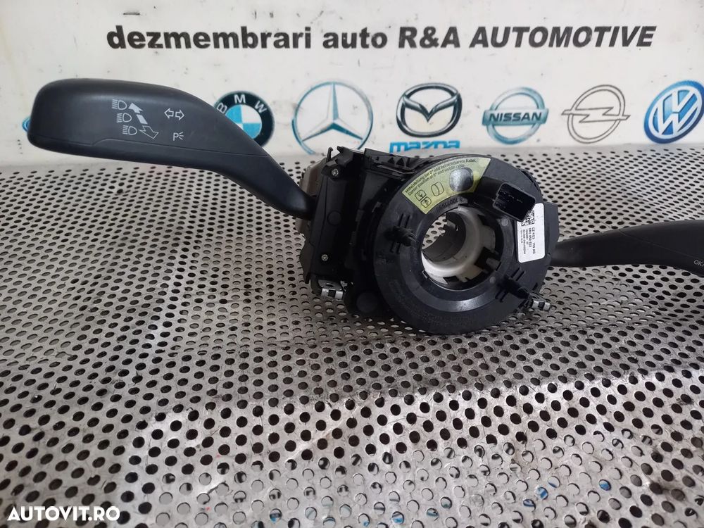 Banda Spira Spirala Volan Airbag Maneta Semnalizare stergatoare Skoda Fabia 2 An 2007-2008-2009-201 - 4
