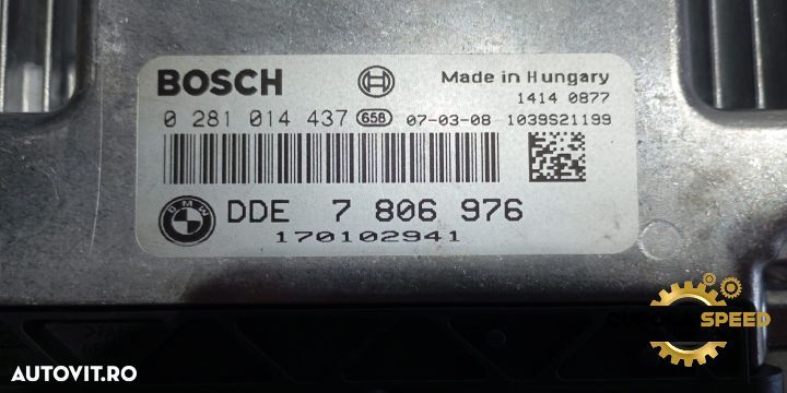 Calculator motor ECU 0281014437 DDE7806976 3.0D M57 BMW X5 E70 [2006 - 2
