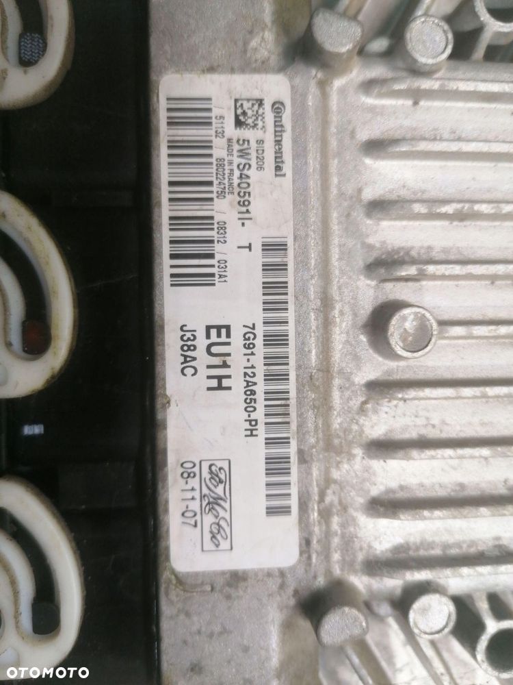 komputer silnika ford mondeo mk4 1.8 tdci 7g91-12a650-ph 5ws40591i-t - 3