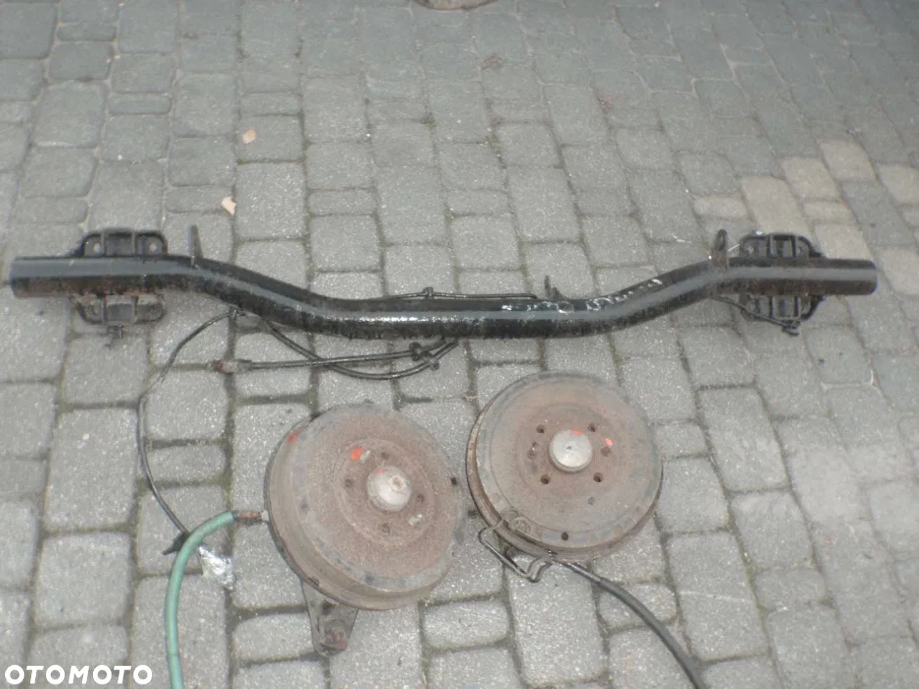 belka ośka czop piasta mocowanie do resora przyczepa przyczepka - 1