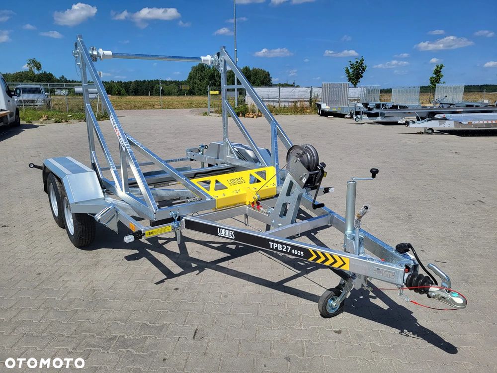 Lorries Dostawa przyczepa kablowa DMC2700kg DRUM do kabli i światłowodów SOLIDNA - 12