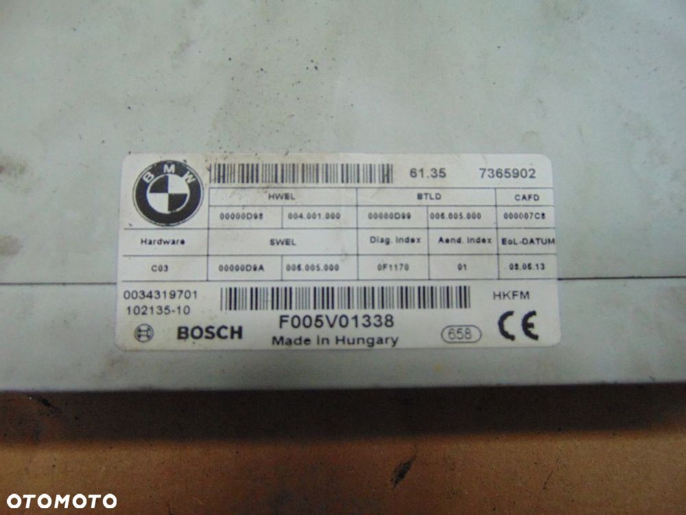 STEROWNIK KLAPY BAGAŻNIKA BMW F10 F26 F25 F01 7365902 - 2