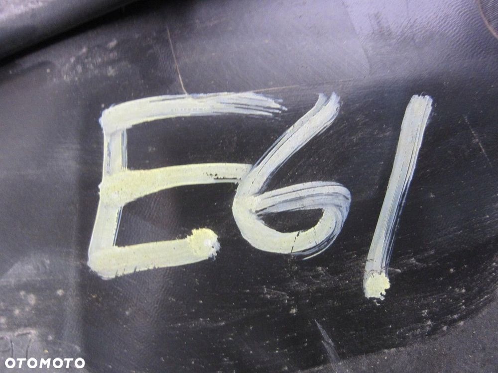 BMW 5 E61 KANAPA TYLNA TYŁ SKÓRA CZARNA SIEDZISKO OPARCIE - 6