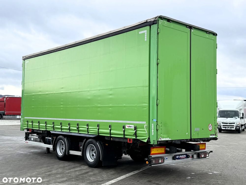 Wecon PRZYCZEPA TANDEM / 7,75 M / OPONY 90% / SUWANY PODNOSZONY DACH / SALON PL - 4
