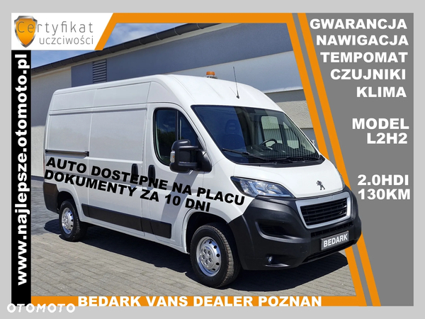 Peugeot Boxer L2H2, nawigacja, klima, kamera cofania, czujniki