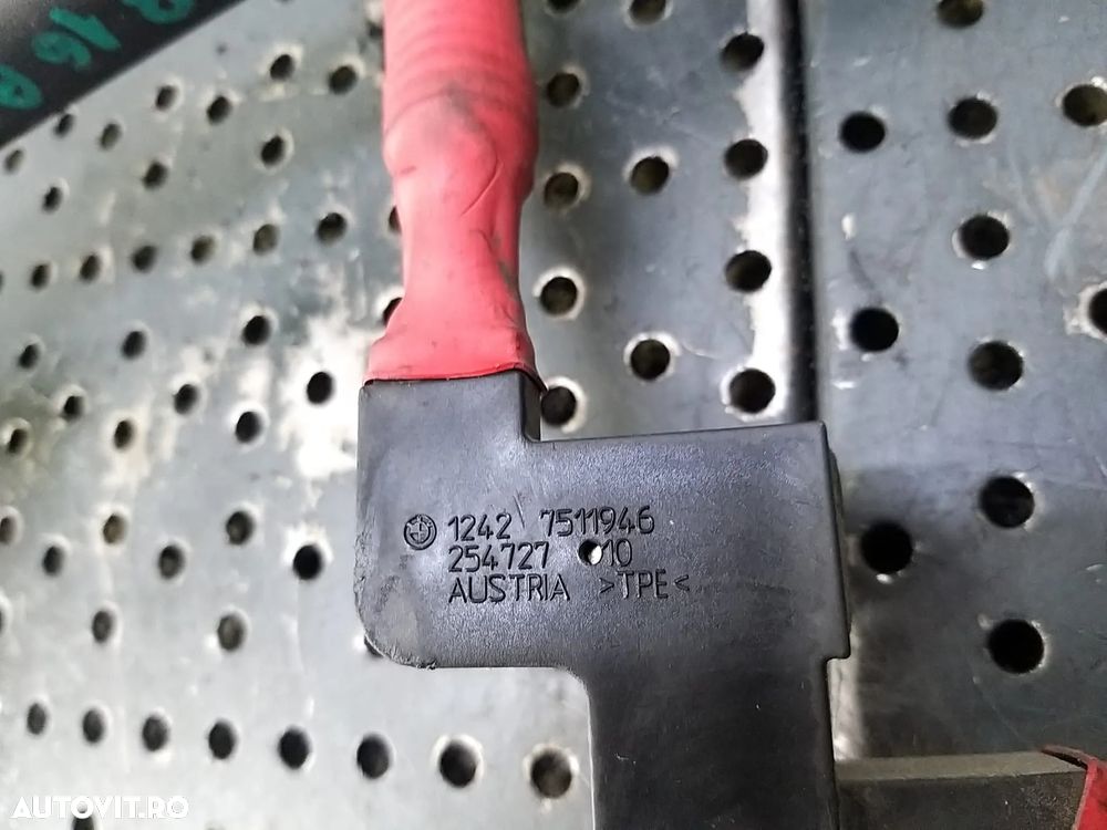 Cablu borna baterie plus 1.6 b bmw seria 1 e87 12427511946 - 3