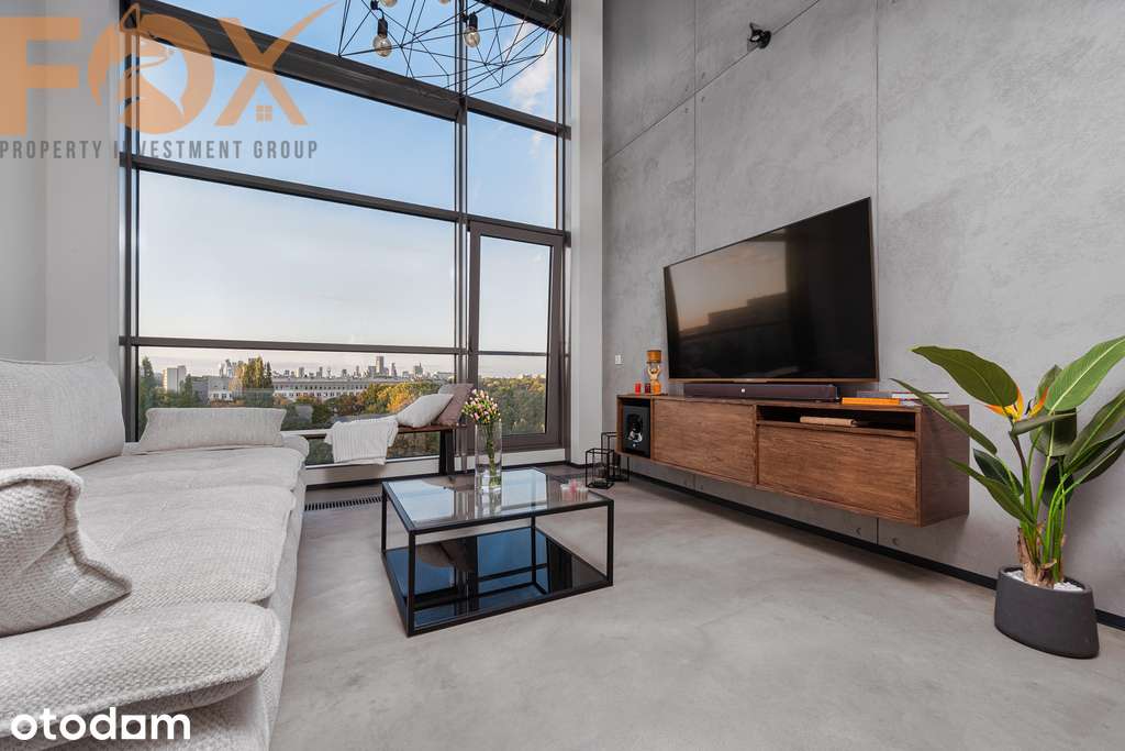 Stylowy 3 pok.loft/Qubik -Woronicza z widokiem