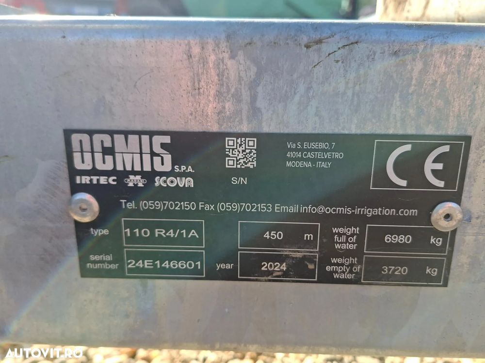 OCMIS R4 1A 110 450 TAMBUR IRIGATIE 450m - 13