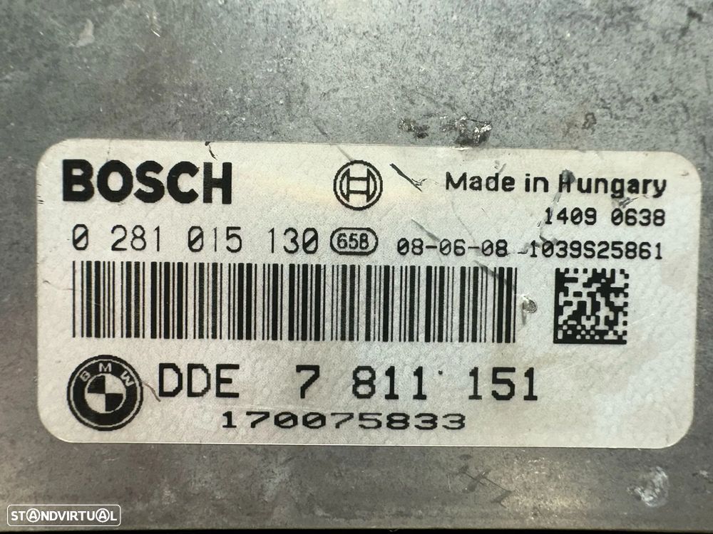 .Centralina Original Motor Bosch BMW 3.0 30D 25D 306D3 M57N2 M57D30 7 811 151 / 0 281 015 130 - 1