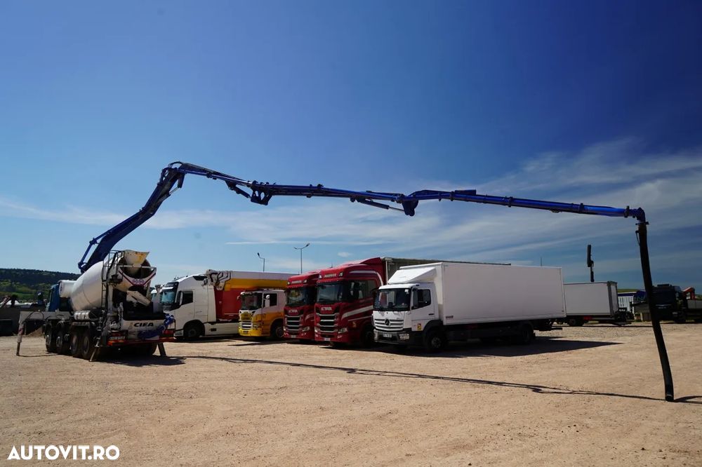 Astra VEICOLI 84 44 / POMPA BETONIERĂ / 8X4 / BETONIERĂ 9 M3 + POMPA CIFA MAGNUM MK 28.4 L / RADIOCOMANDĂ / TEST UDT NOU - 37