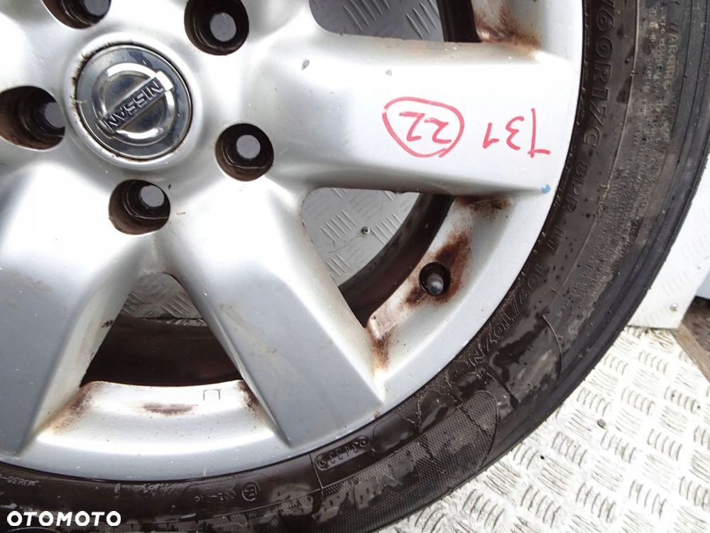alufelgi z oponami kpl. nissan x-trail t31 17" 5x114.3 et 45 - 13