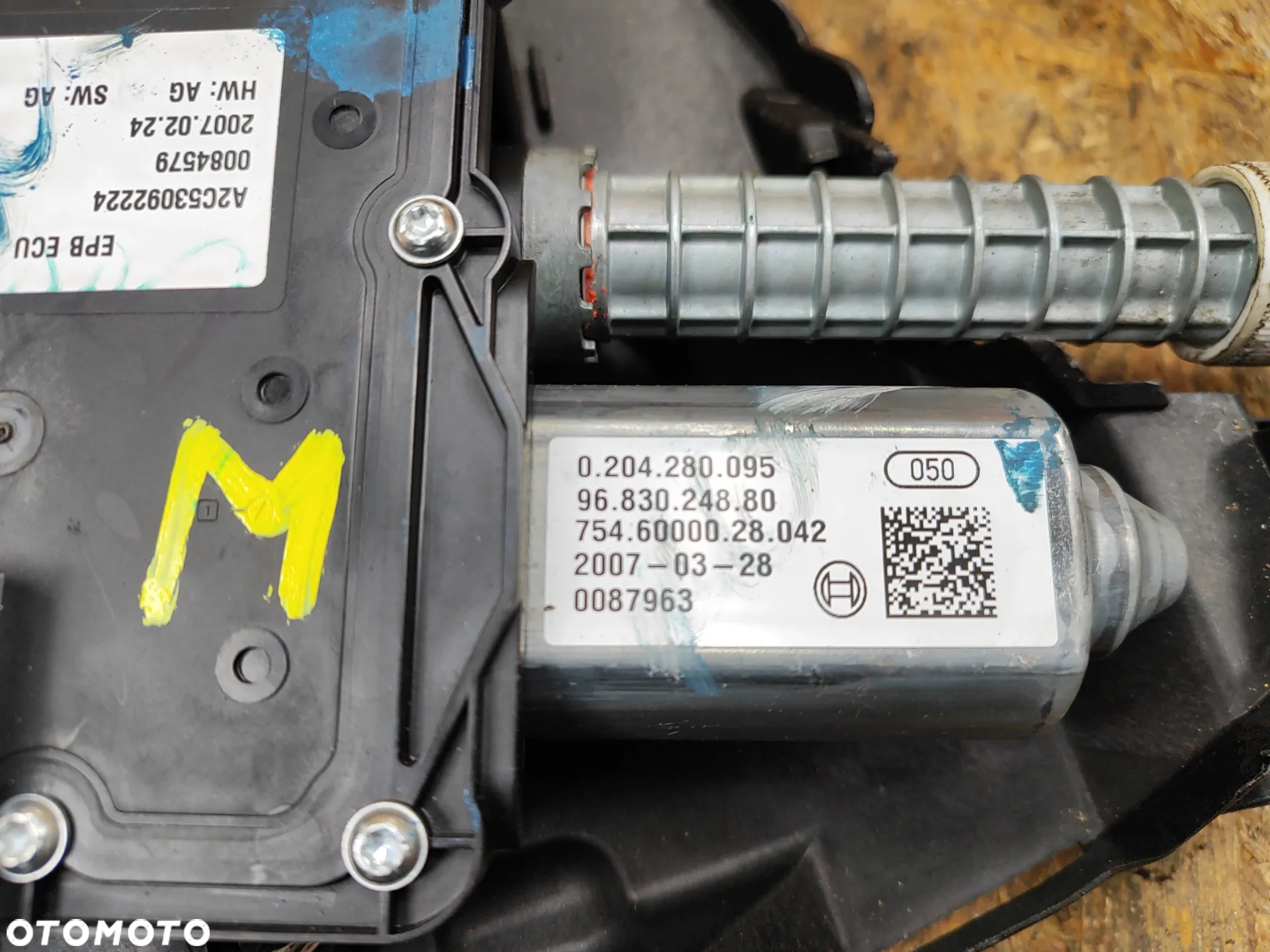 Hamulec ręczny elektryczny A2C53092224 Citroen C4 Grand Picasso -2013, sprawdzony - 3