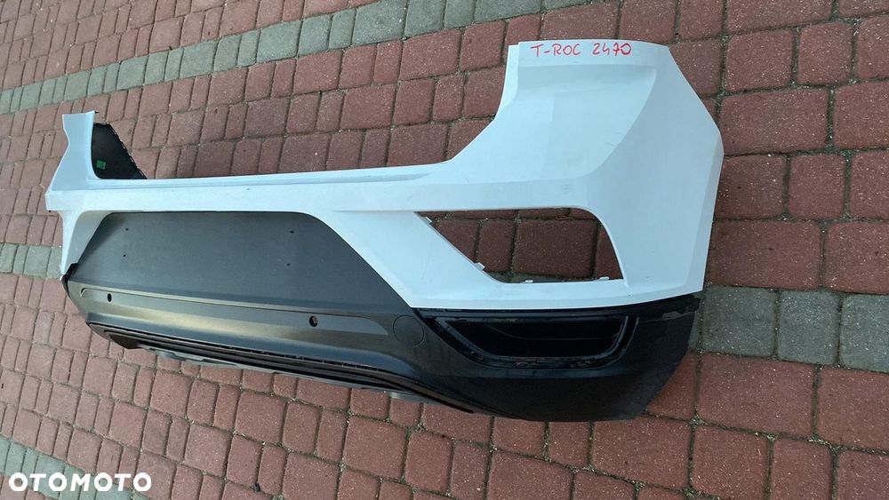 Zderzak tył tylni tylny VW T-ROC 2017-> 17- 2 PDC klapa tłumik - 3