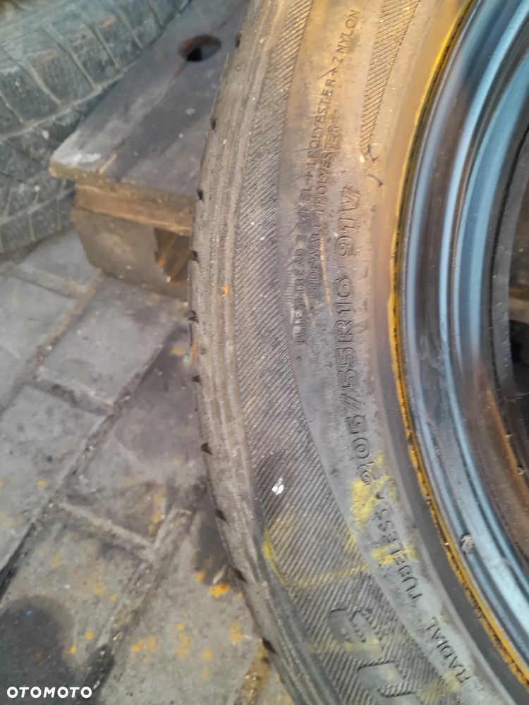 VW GOLF VI FELGA STALOWA 5 RAMION KOŁO DOJAZDOWE 16" 205/55-16 - 5