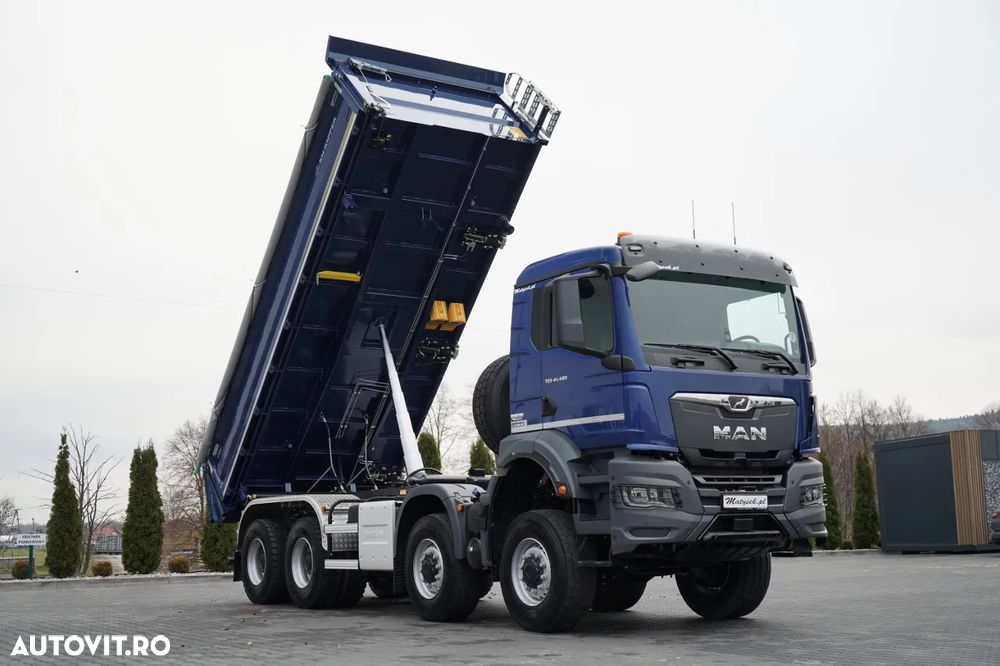 MAN TGS 41.480 / 8x6 / BASCULANĂ SPATE / MANUAL / NOU NOU / KH-KIPPER / - 7