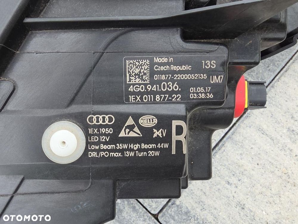 AUDI A6 S6 C7 4G0 4G LIFT Lampy przód Full Led Matrix 4G0941035 4G0941036 - 15