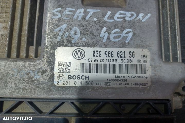 Calculator motor ECU 03G906021SG 0281014580 - 1.9  03G906021SG 028101 - 3